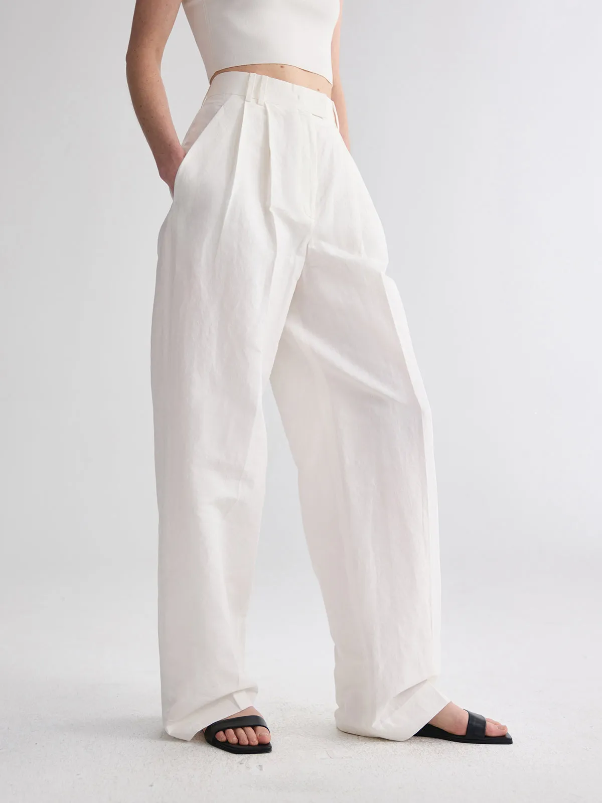 Minimalism Straight Graceful Leg Pants