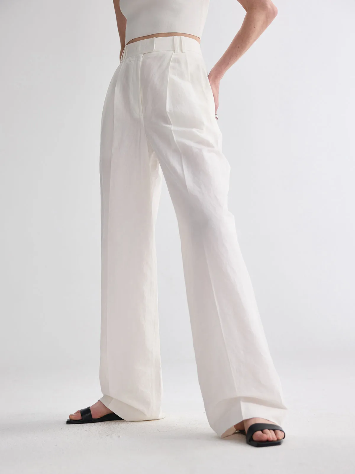 Minimalism Straight Graceful Leg Pants