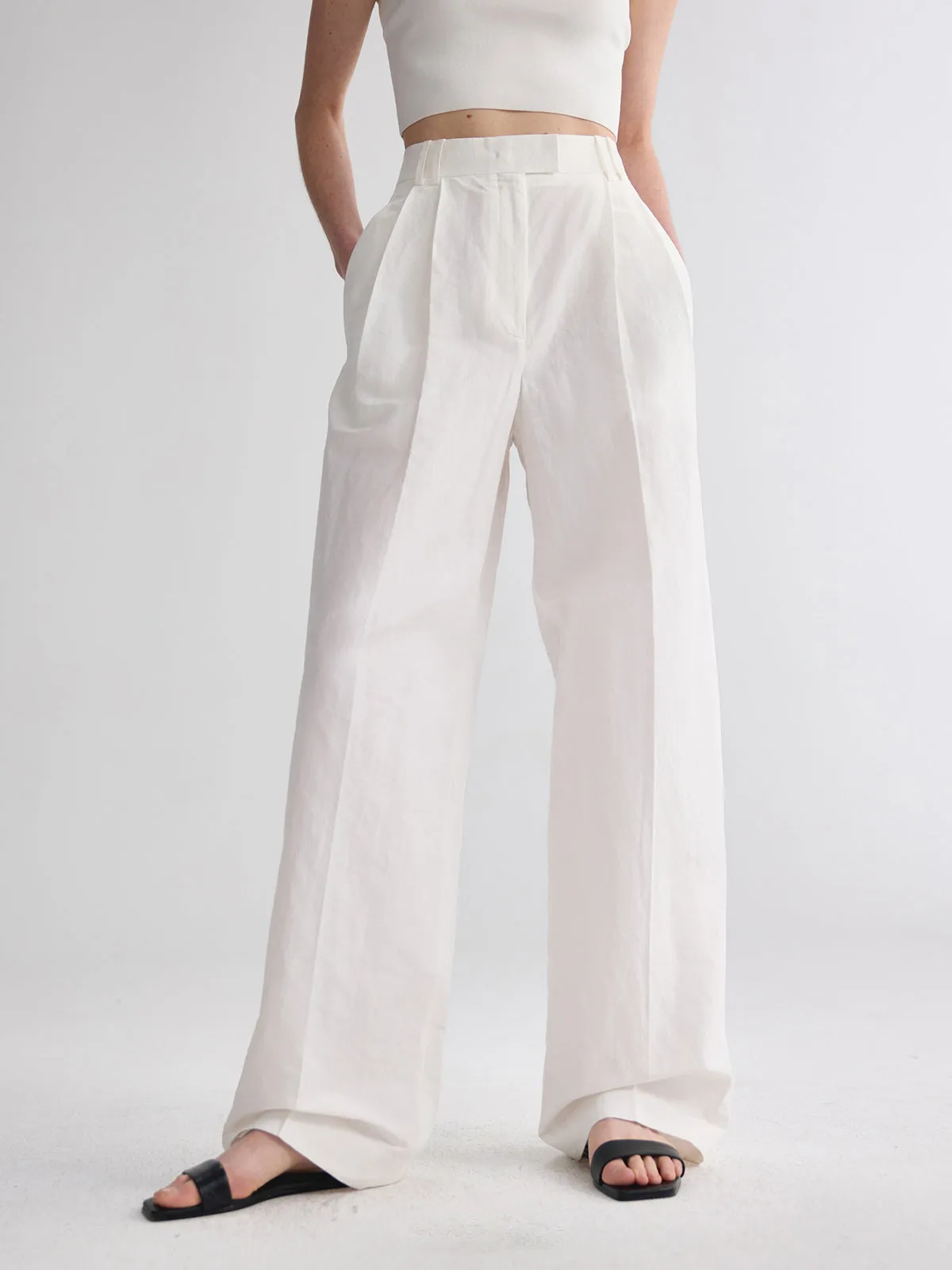 Minimalism Straight Graceful Leg Pants