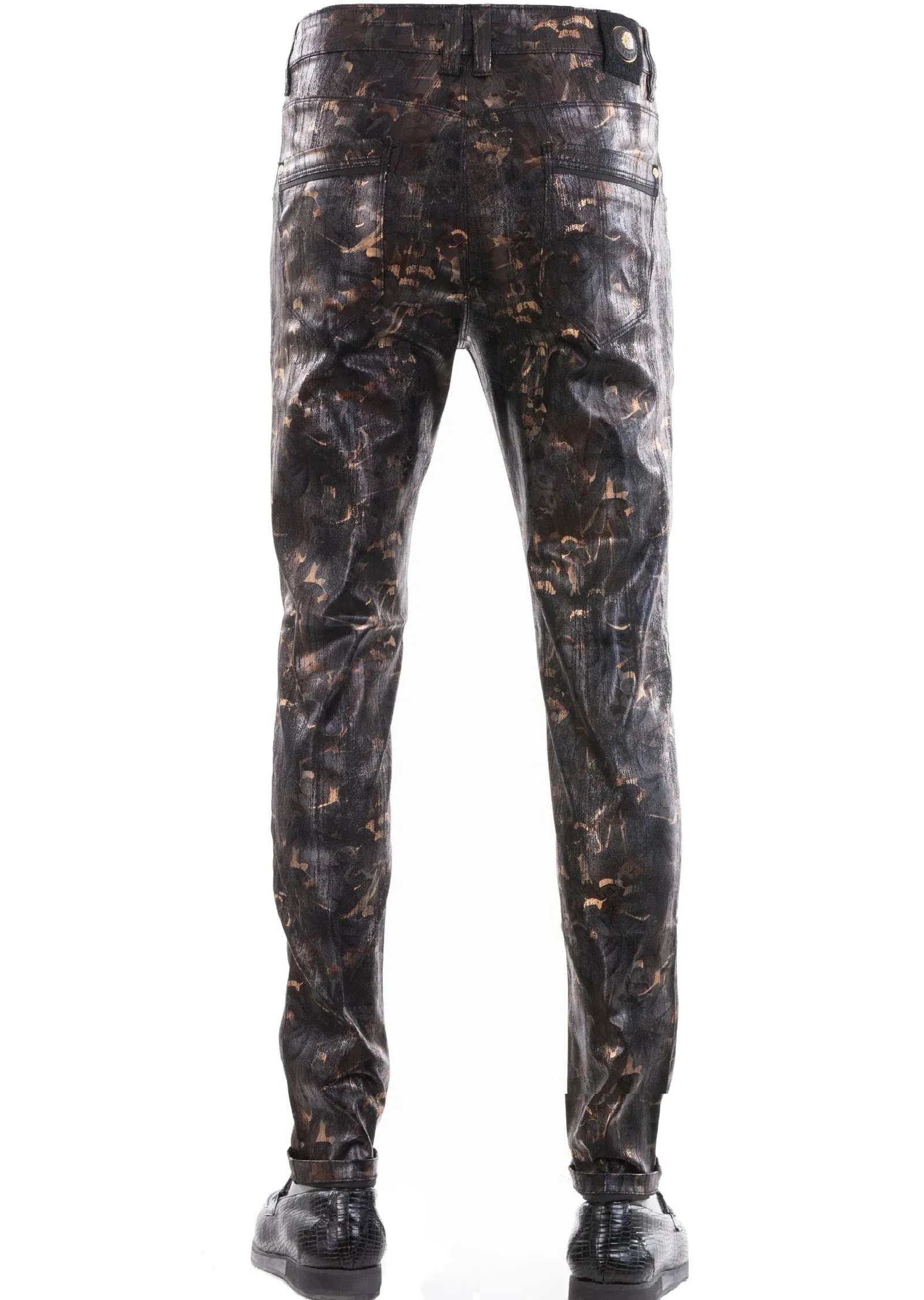 Mondo's Limited Edition: Black Bronze Lustrous Elegance Pants