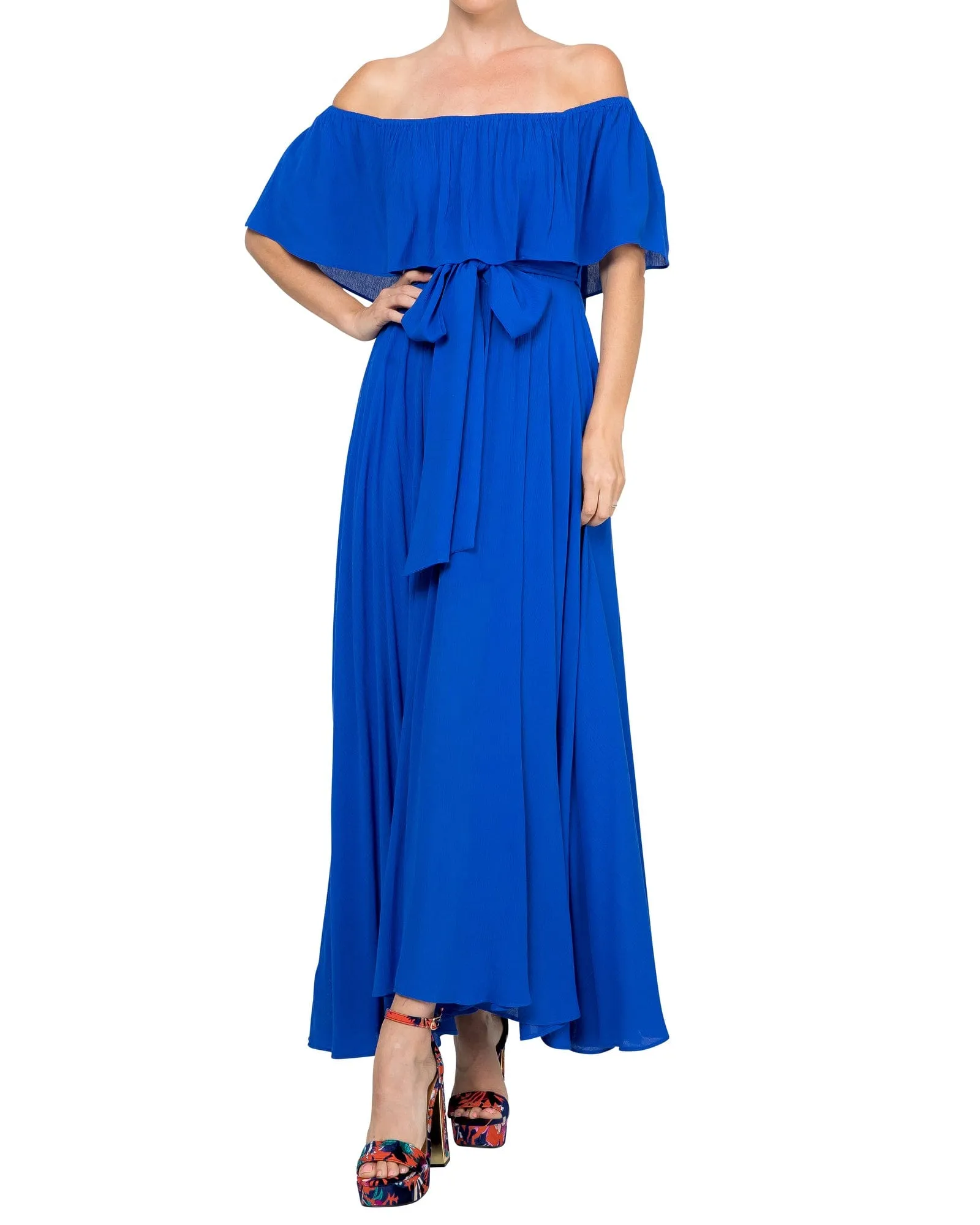 Morning Glory Maxi Dress - Royal