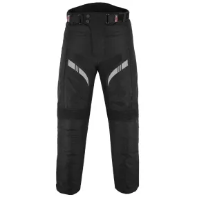 Motorcycle Men's Armoured Waterproof Trouser Black