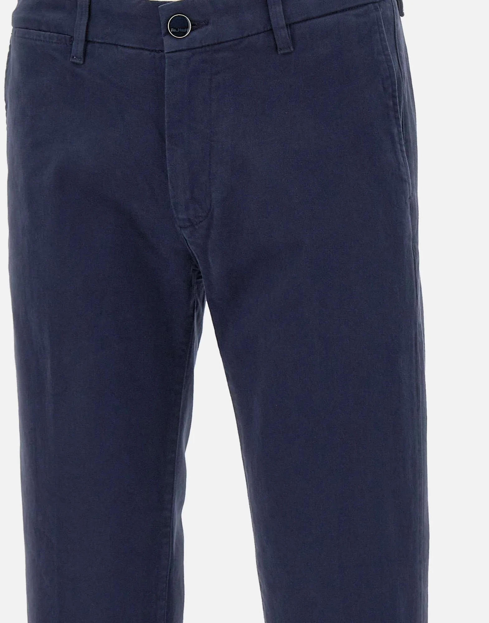 Mucha Men's Blue Cotton Trousers