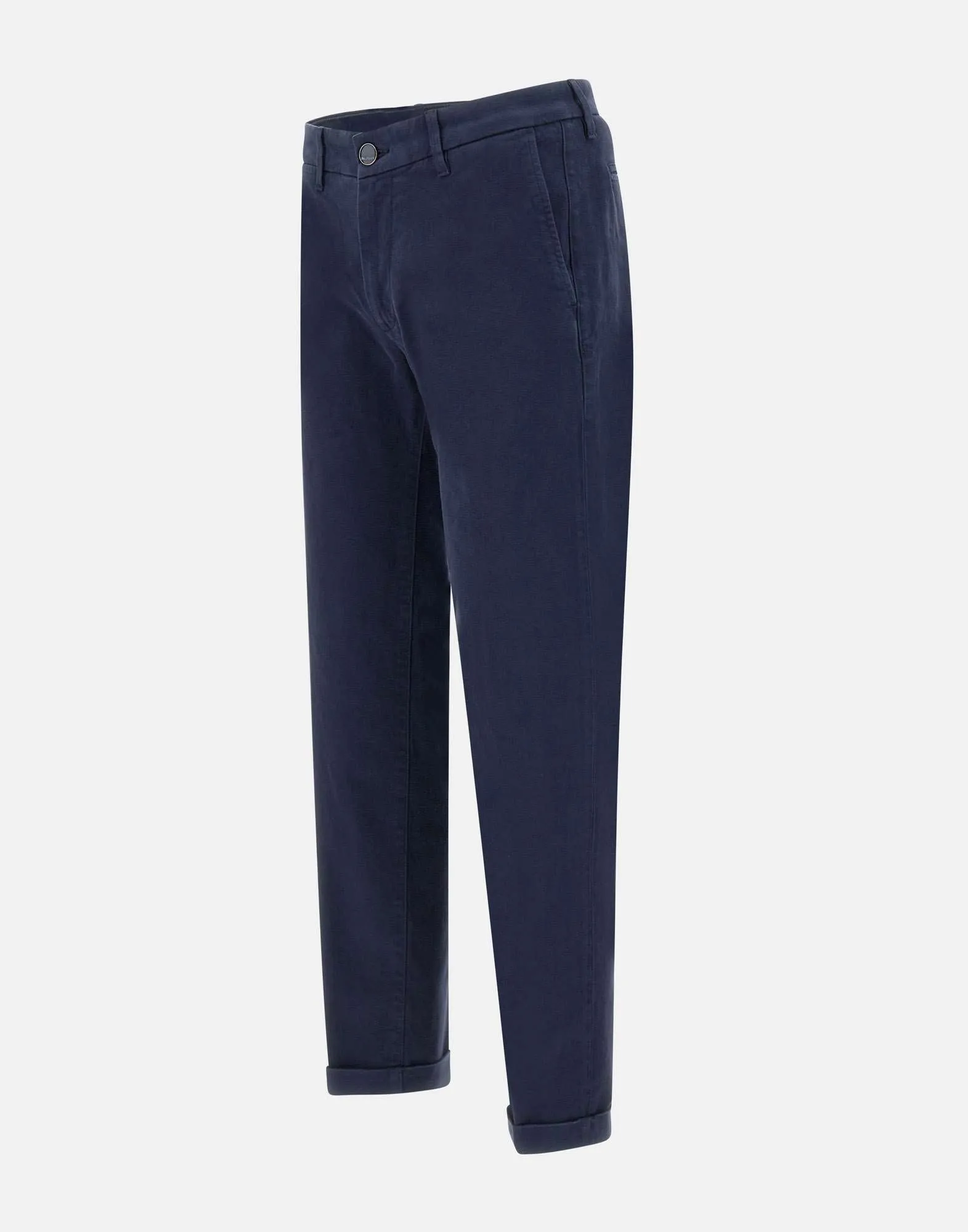 Mucha Men's Blue Cotton Trousers