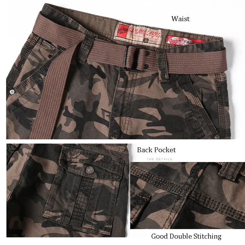 Multi-Pocket Straight Leg Casual Camouflage Trousers Relaxed Fit Cargo Pant | K5705-A