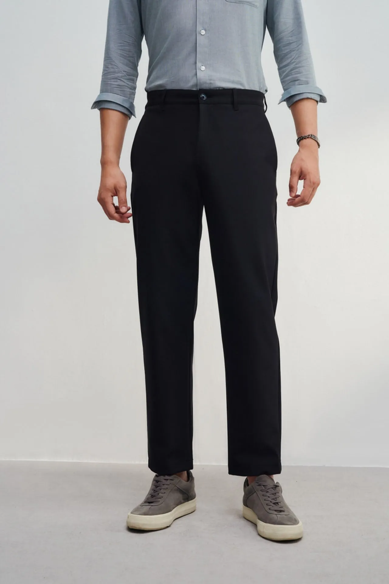 Multi-Way Stretch Smart Tapered Fit Casual Pants