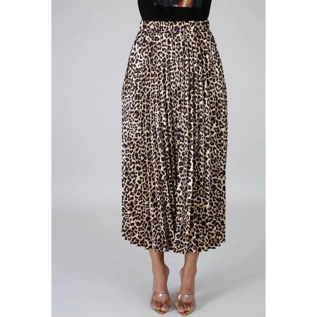 My Lady-Like Game is Fierce Leopard Skirt