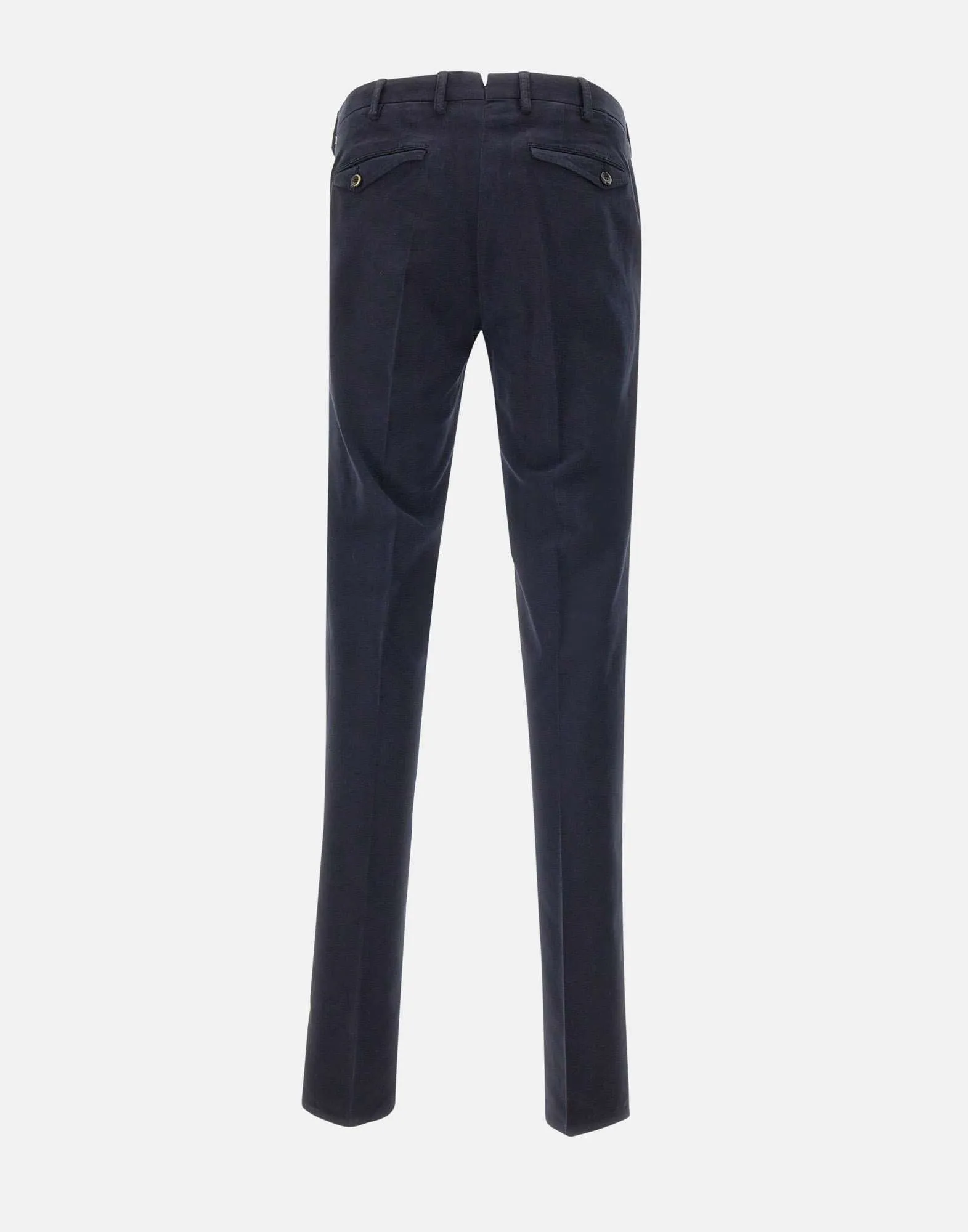 Navy Blue Cotton Modal Trousers