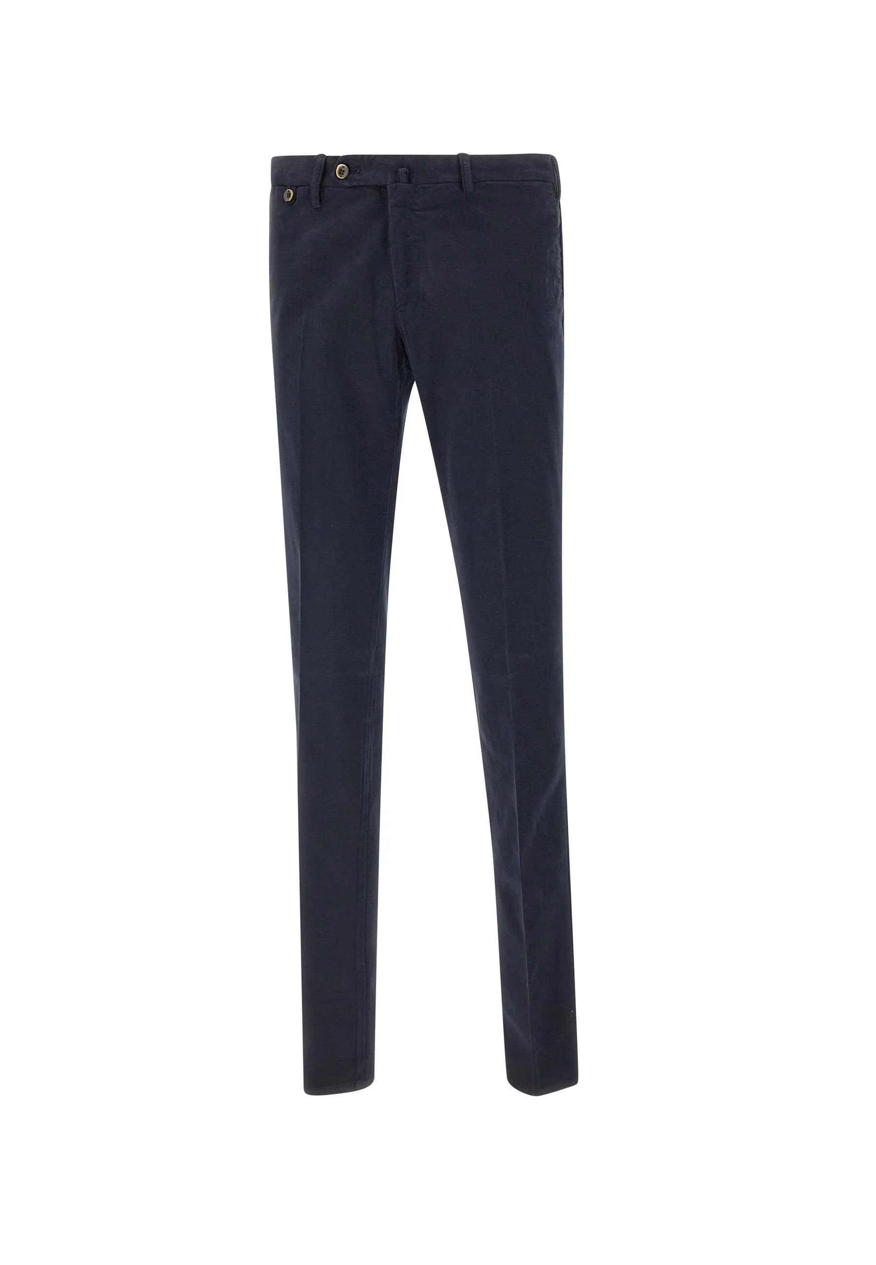 Navy Blue Cotton Modal Trousers