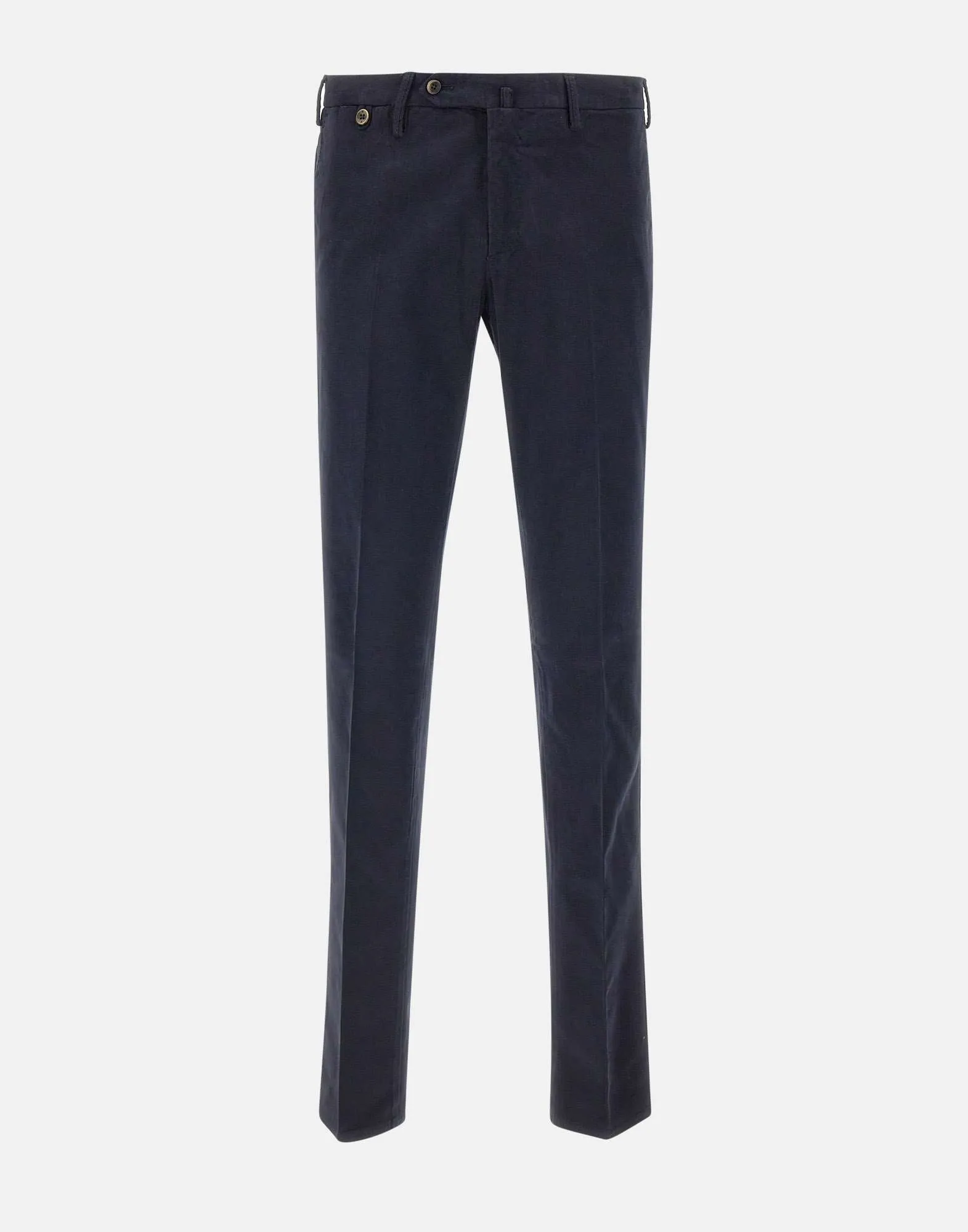 Navy Blue Cotton Modal Trousers