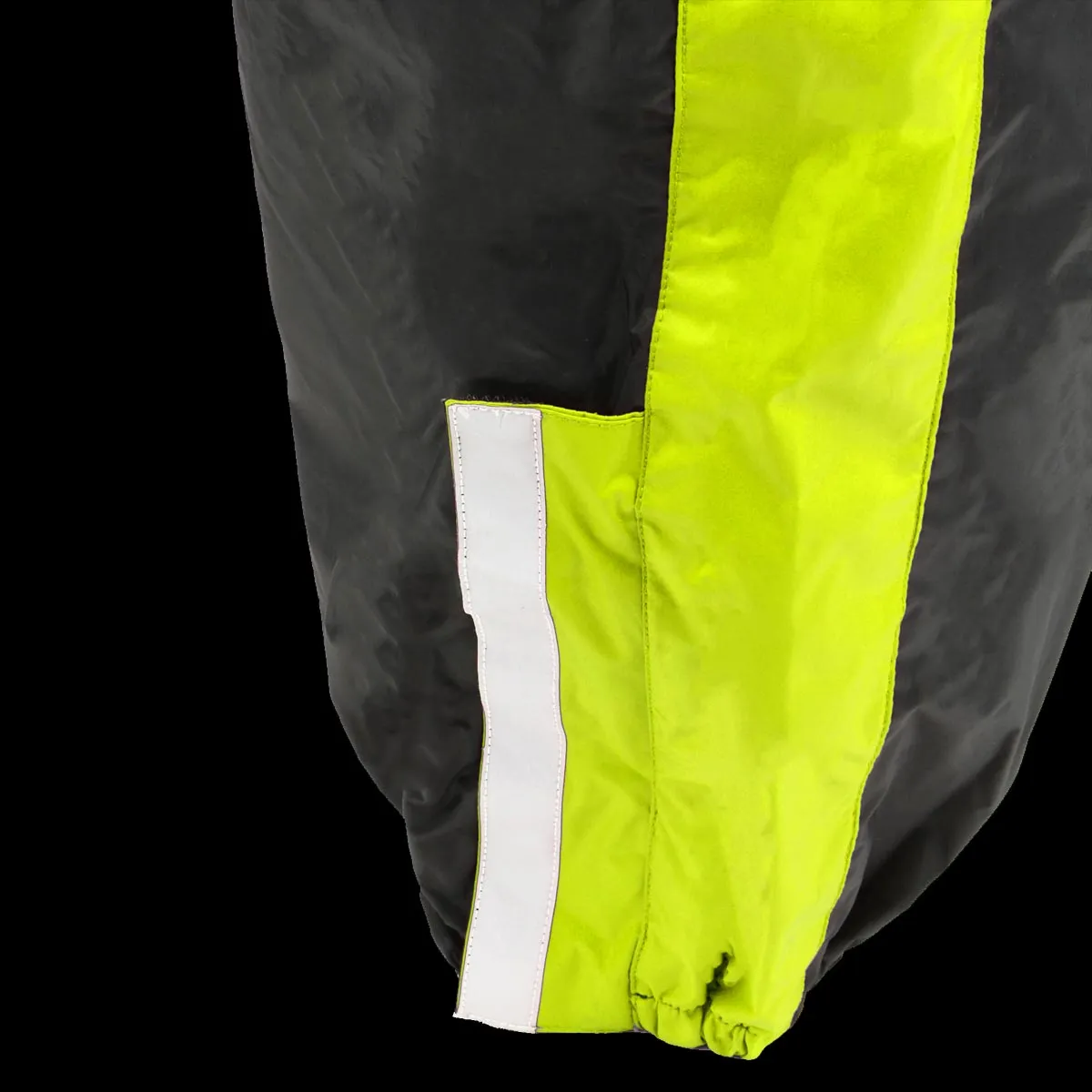 NexGen Ladies XS5001 Black and Hi-Vis Yellow Water Proof Rain Suit with Reflective Piping