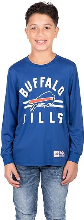 NFL Official Youth Super Soft Supreme Long Sleeve T-Shirt|Buffalo Bills