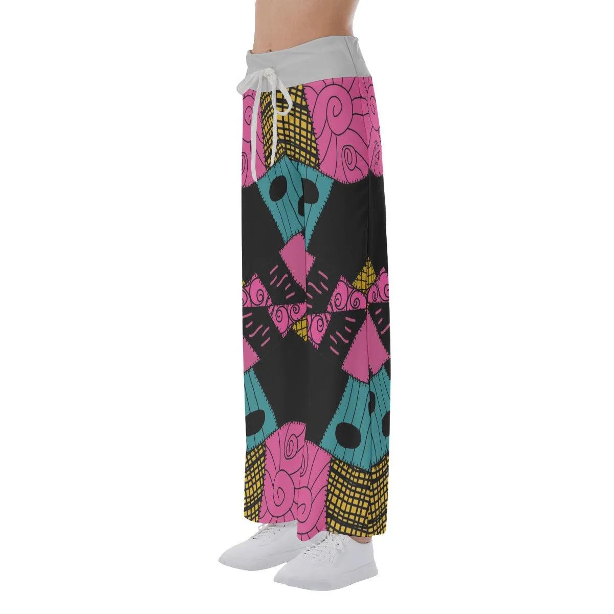 Nightmare Dress Sally Pajama Pants Print Drawstring Palazzo Lounge