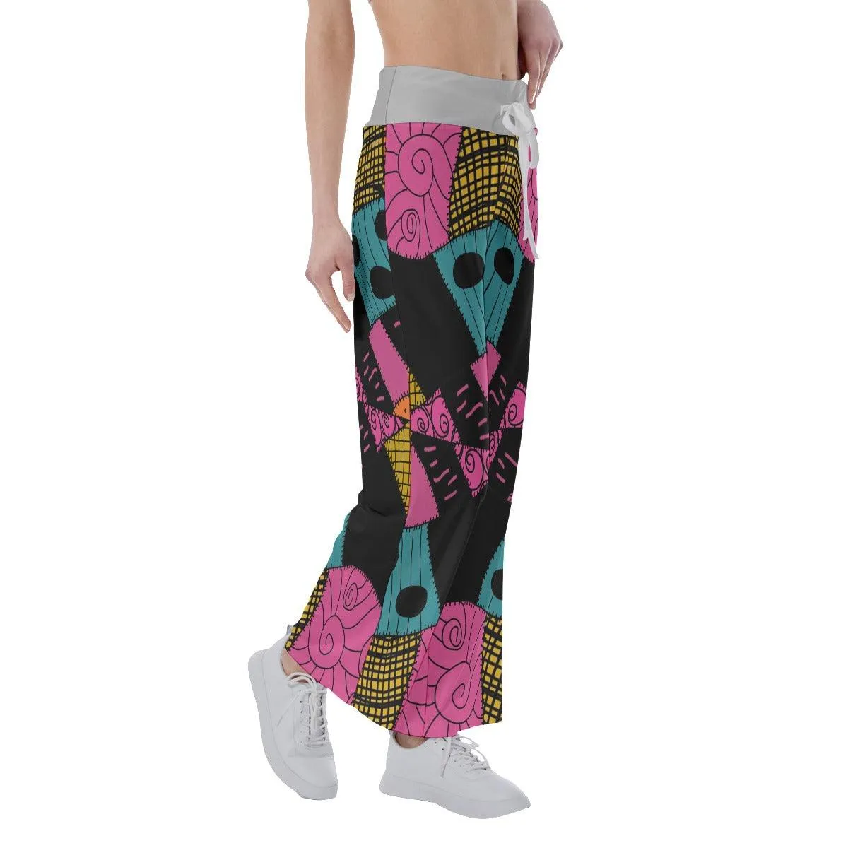 Nightmare Dress Sally Pajama Pants Print Drawstring Palazzo Lounge