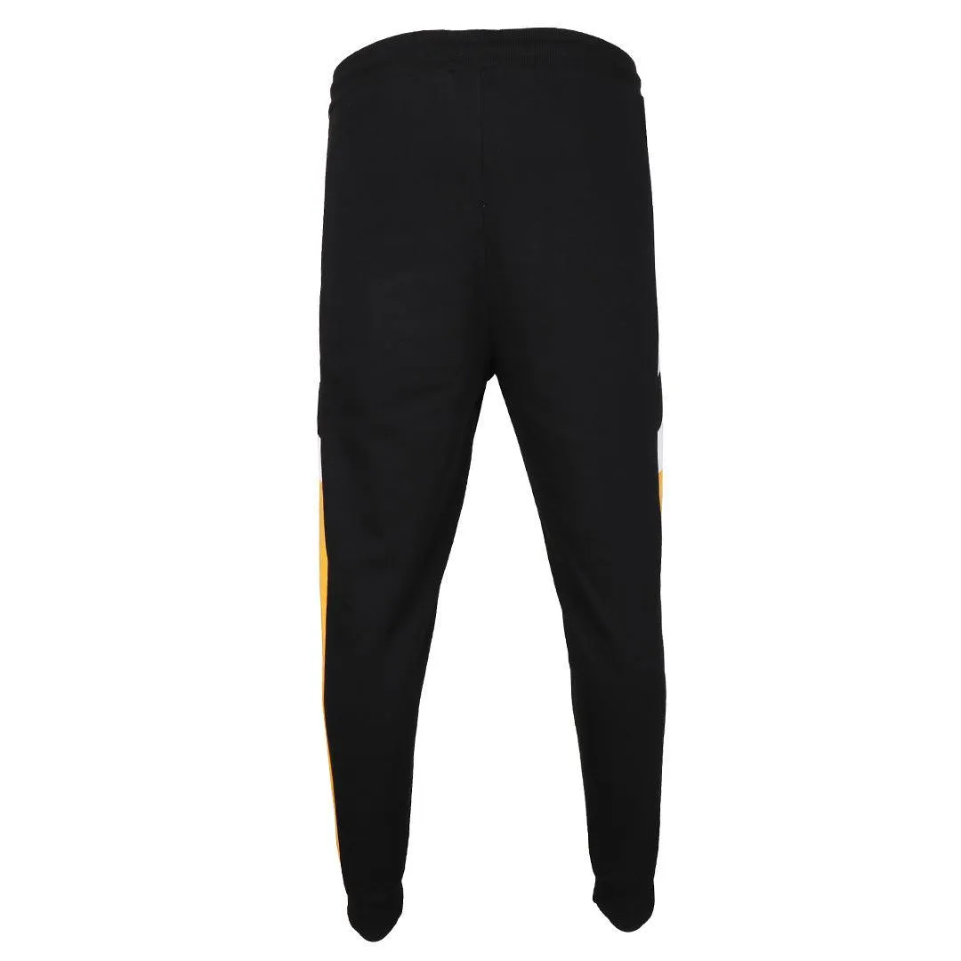 NK International Sportswear Men's Joggers- Black Yellow