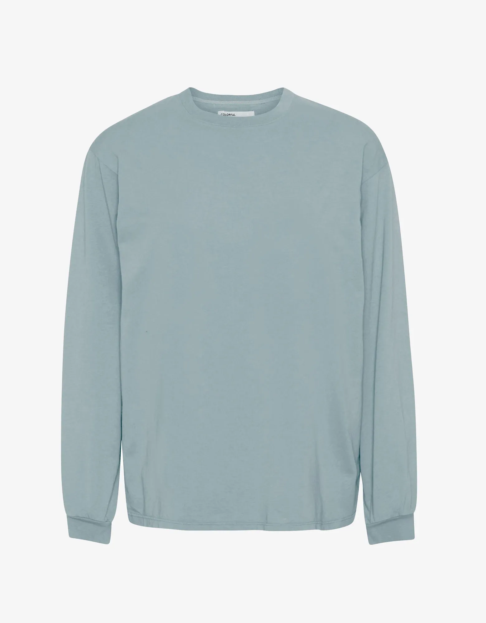 Oversized Organic LS T-shirt - Steel Blue