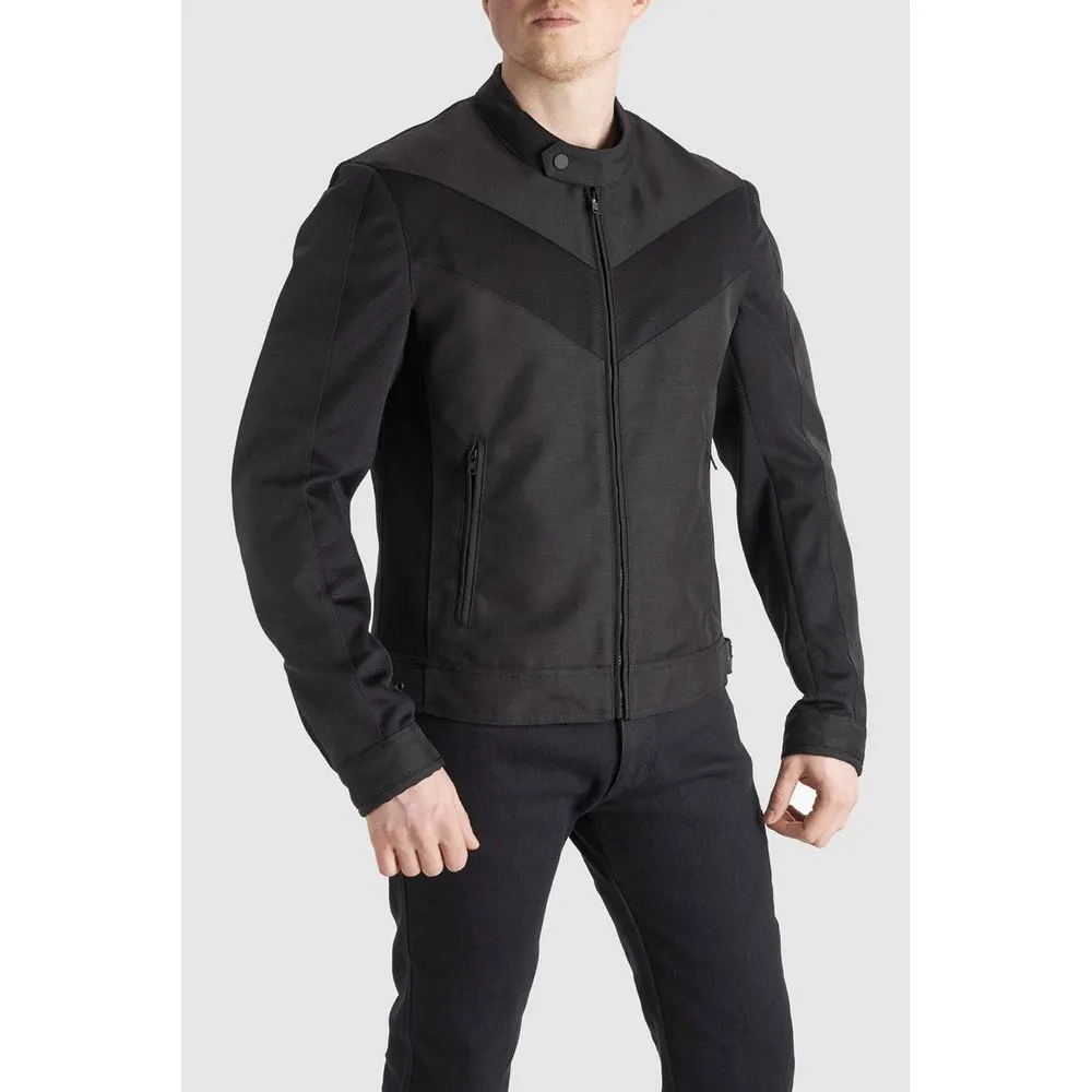 Pando Moto Air Tate Textile Jacket Black