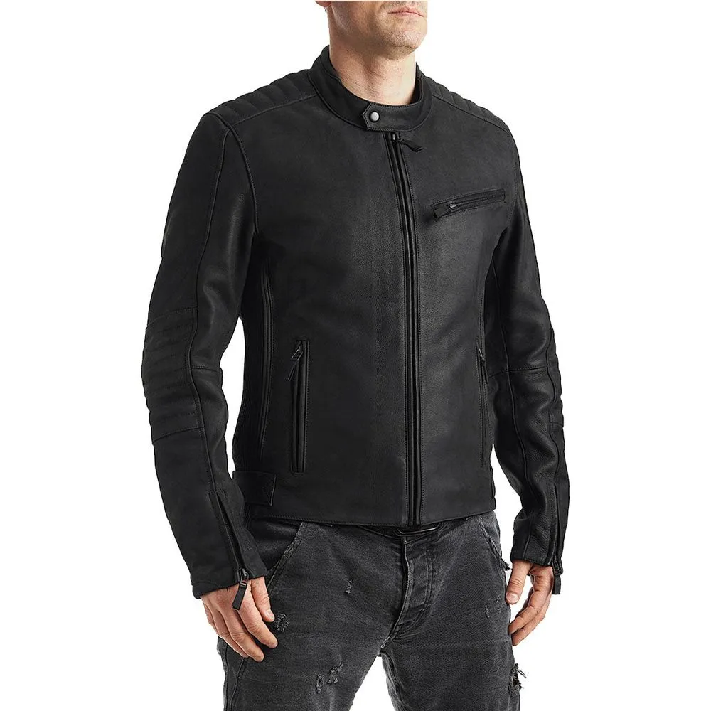 Pando Moto Tatami LT 01 Leather Jacket Black