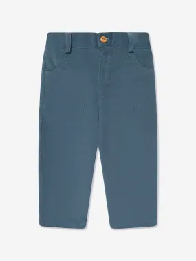 Paz Rodriguez Boys Cotton Trousers in Blue