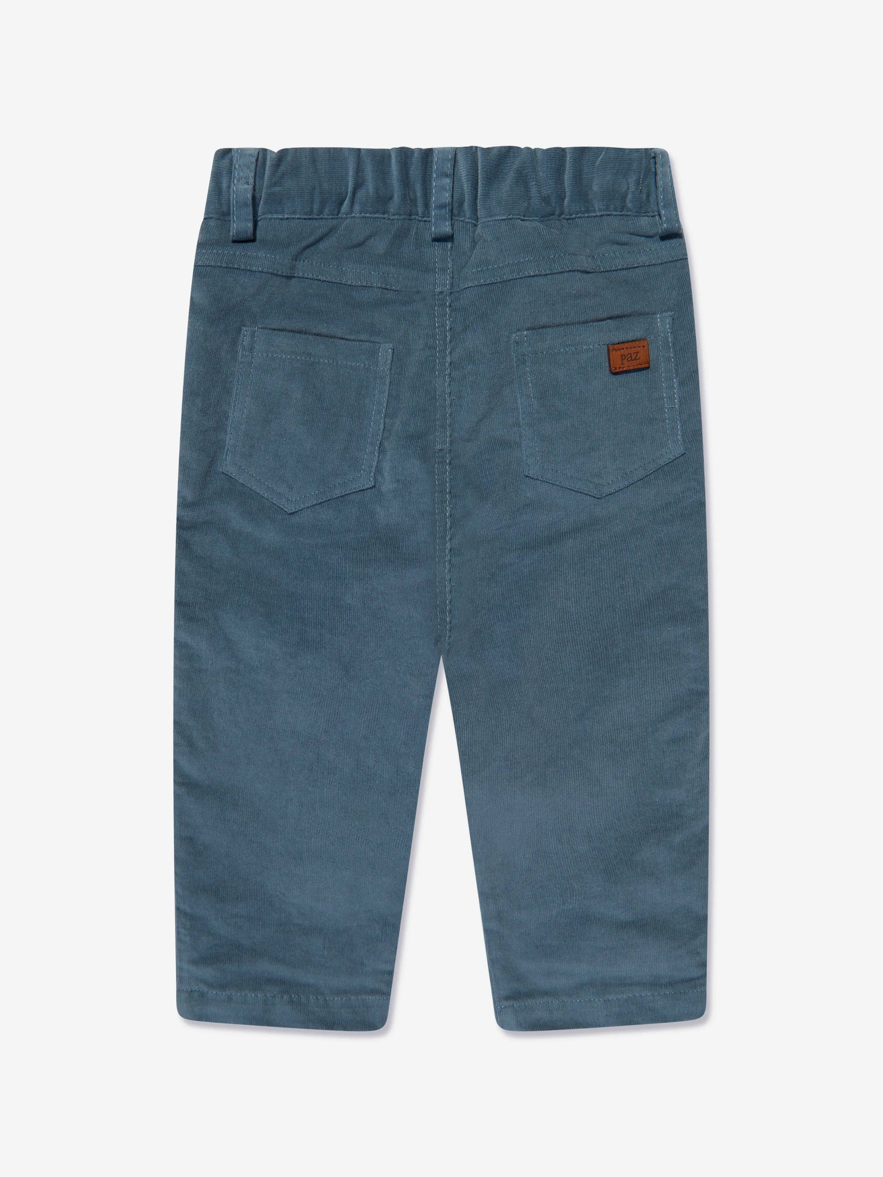 Paz Rodriguez Boys Cotton Trousers in Blue