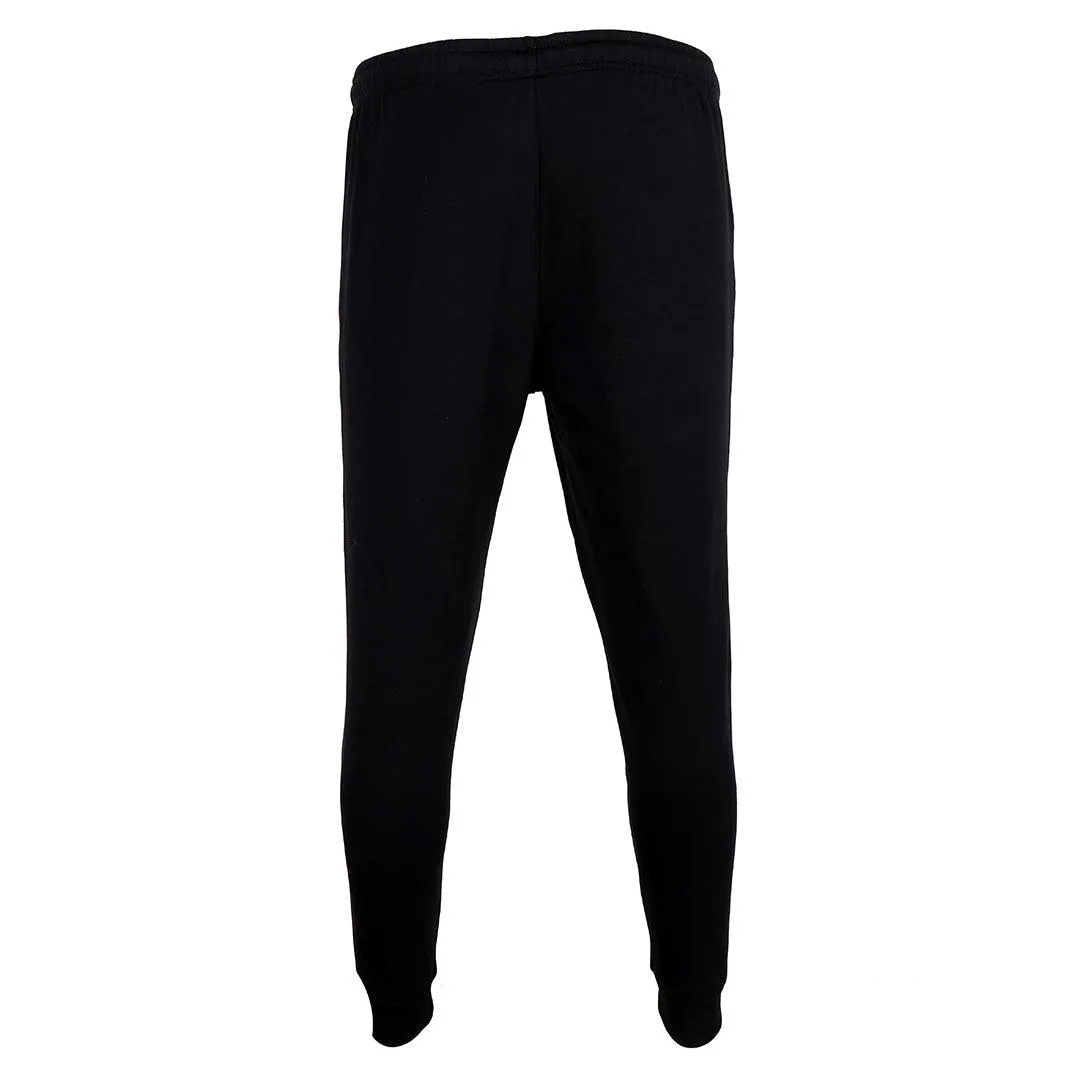 Puma Men's Comfortable Cotton Sweatpants With Bold Side Logo - Black