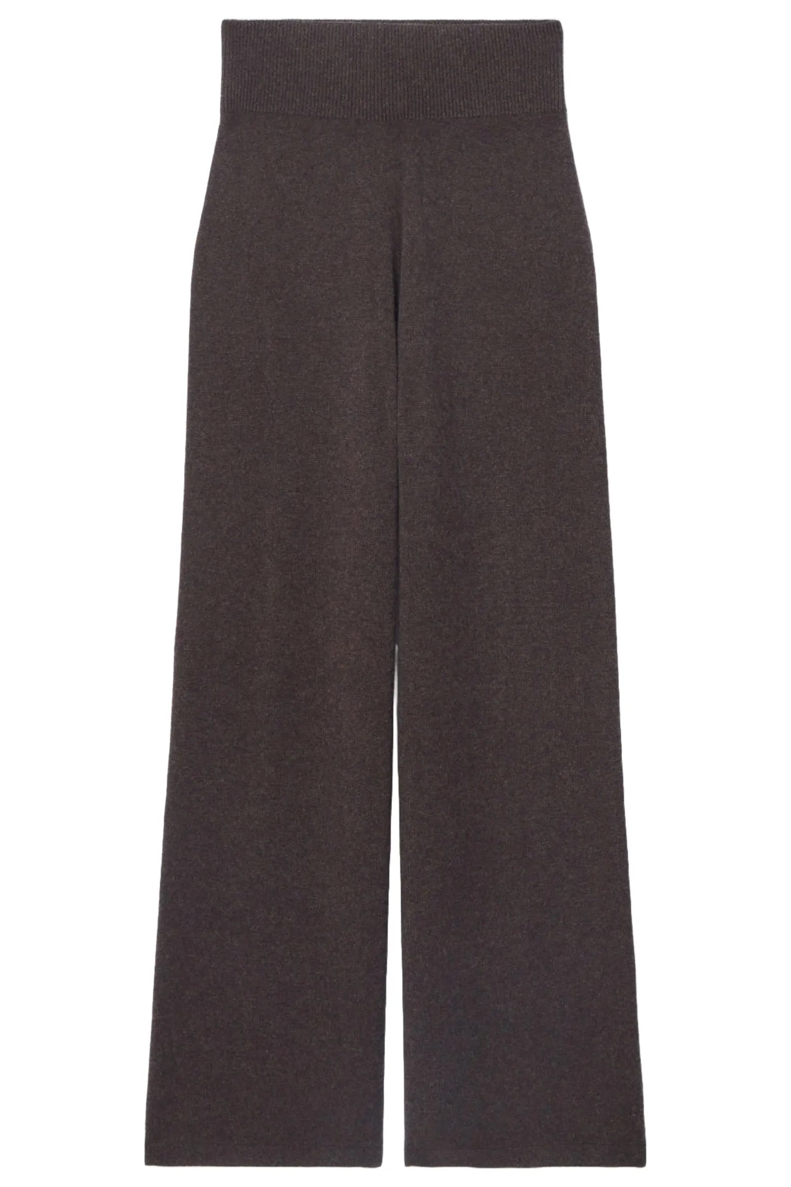 Pure Cashmere Wide-leg Trousers