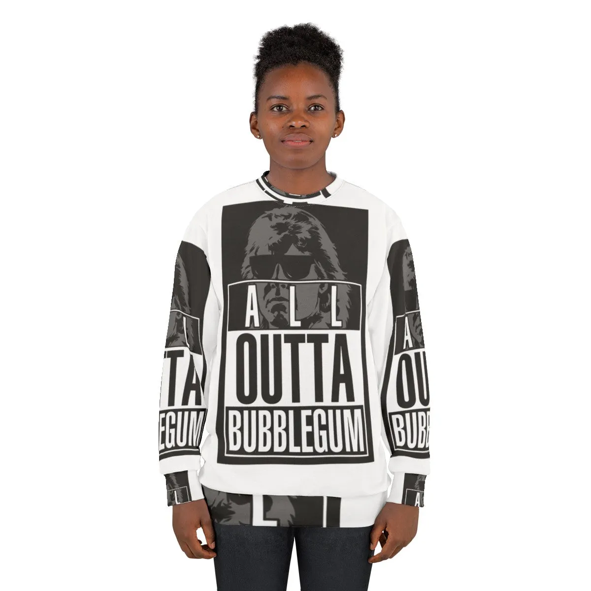 "Straight All Outta Bubblegum" Sci-Fi Sweatshirt