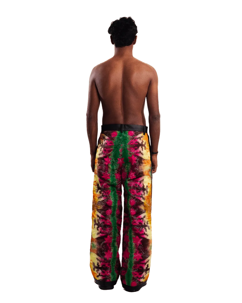 "TRIPPIN ON A SUNDAY" HAND DYED SILK TROUSERS