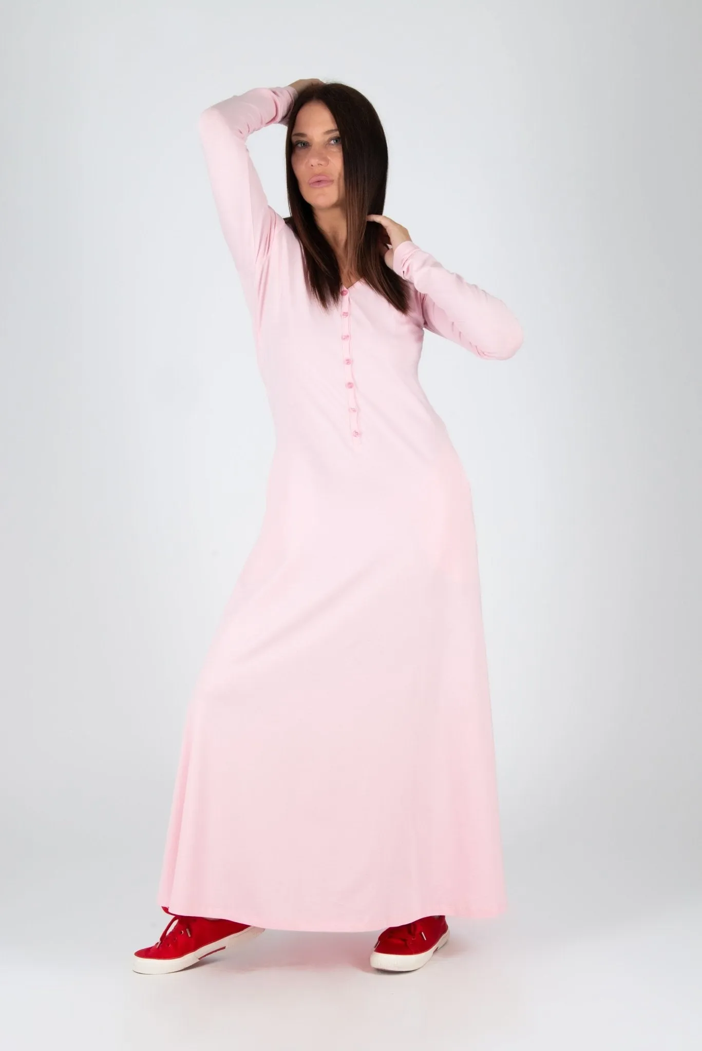 ROSALIA Long Sleeves Jersey Dress