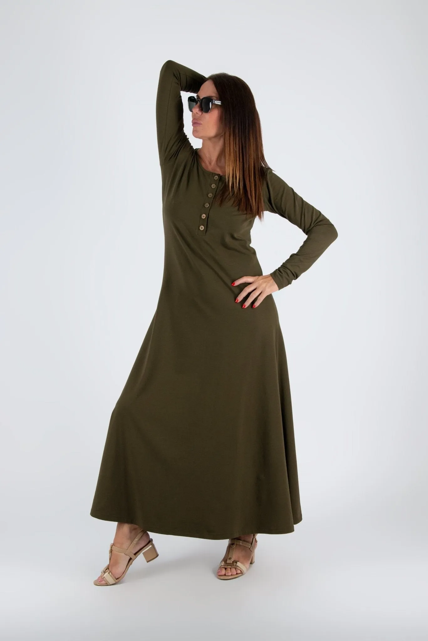 ROSALIA Long Sleeves Jersey Dress