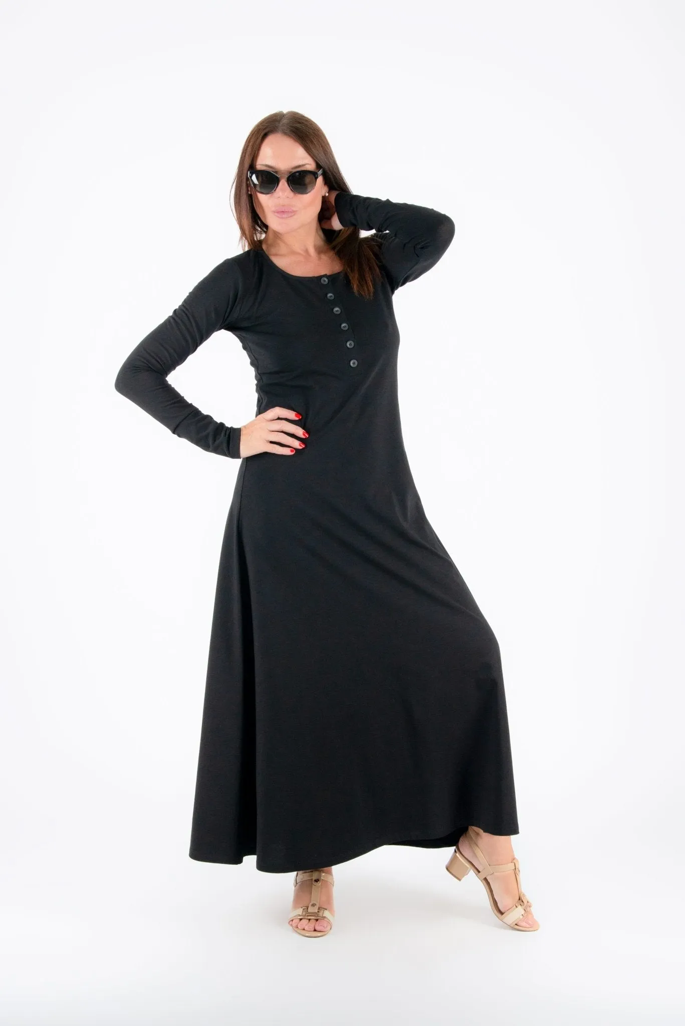 ROSALIA Long Sleeves Jersey Dress