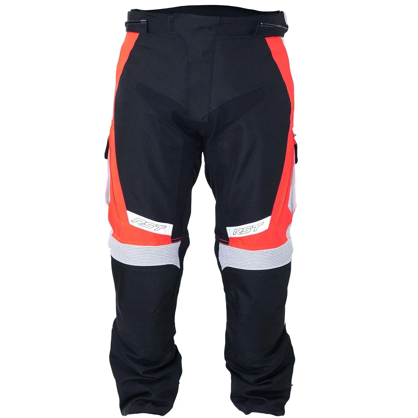 RST 1889 Rallye Textile Adventure Trousers - Fluo Red