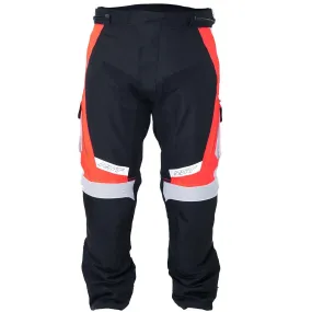 RST 1889 Rallye Textile Adventure Trousers - Fluo Red