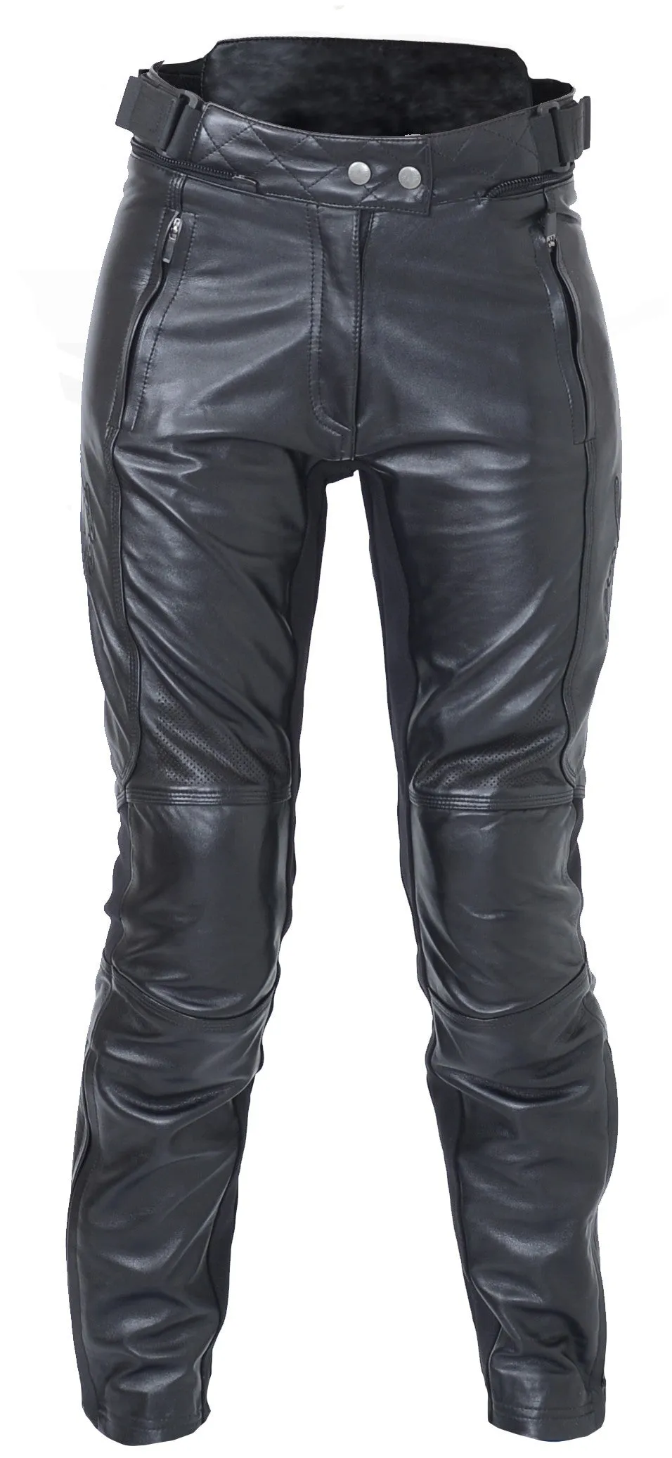 RST 1946 Kate Ladies Classic Leather Trousers - Black