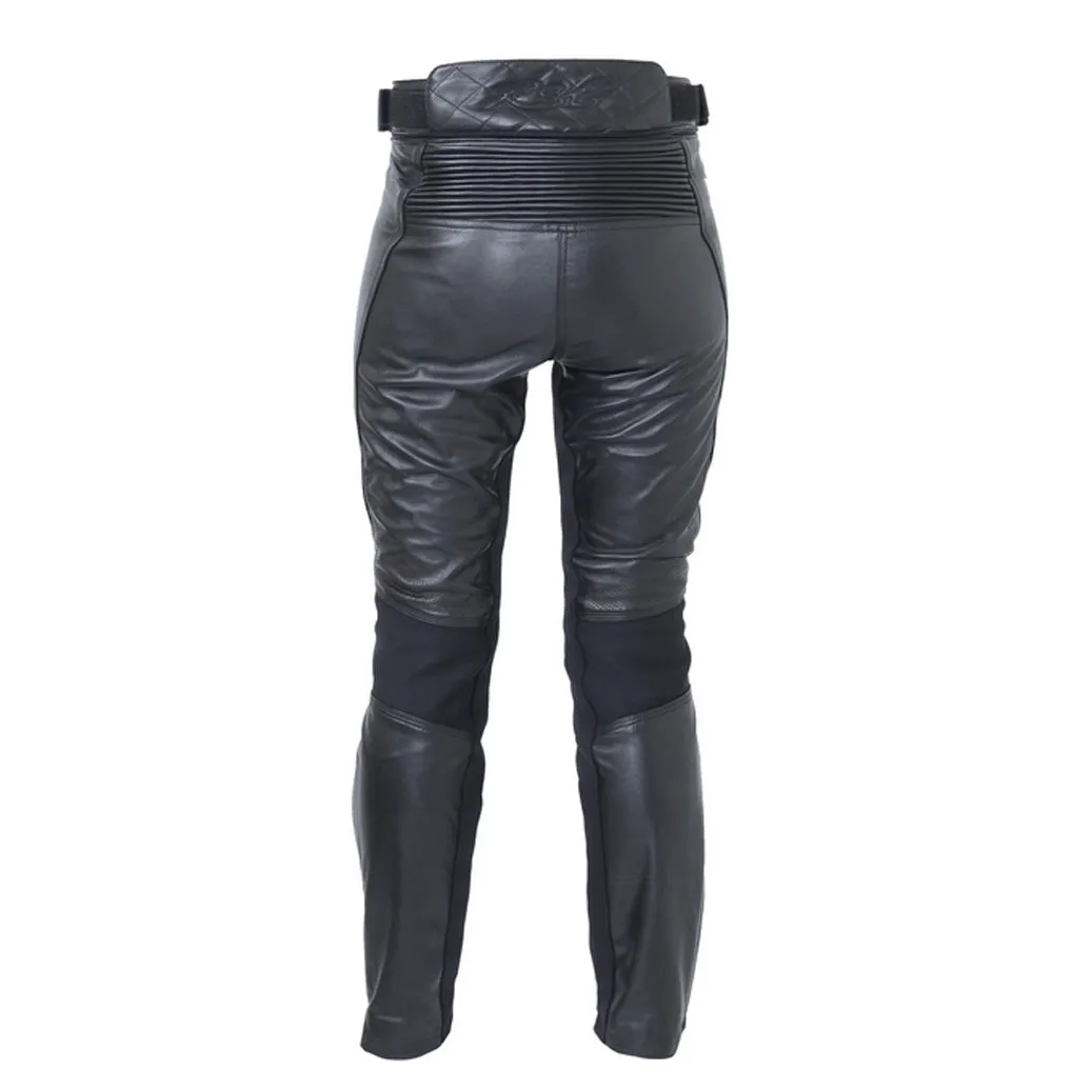 RST 1946 Kate Ladies Classic Leather Trousers - Black