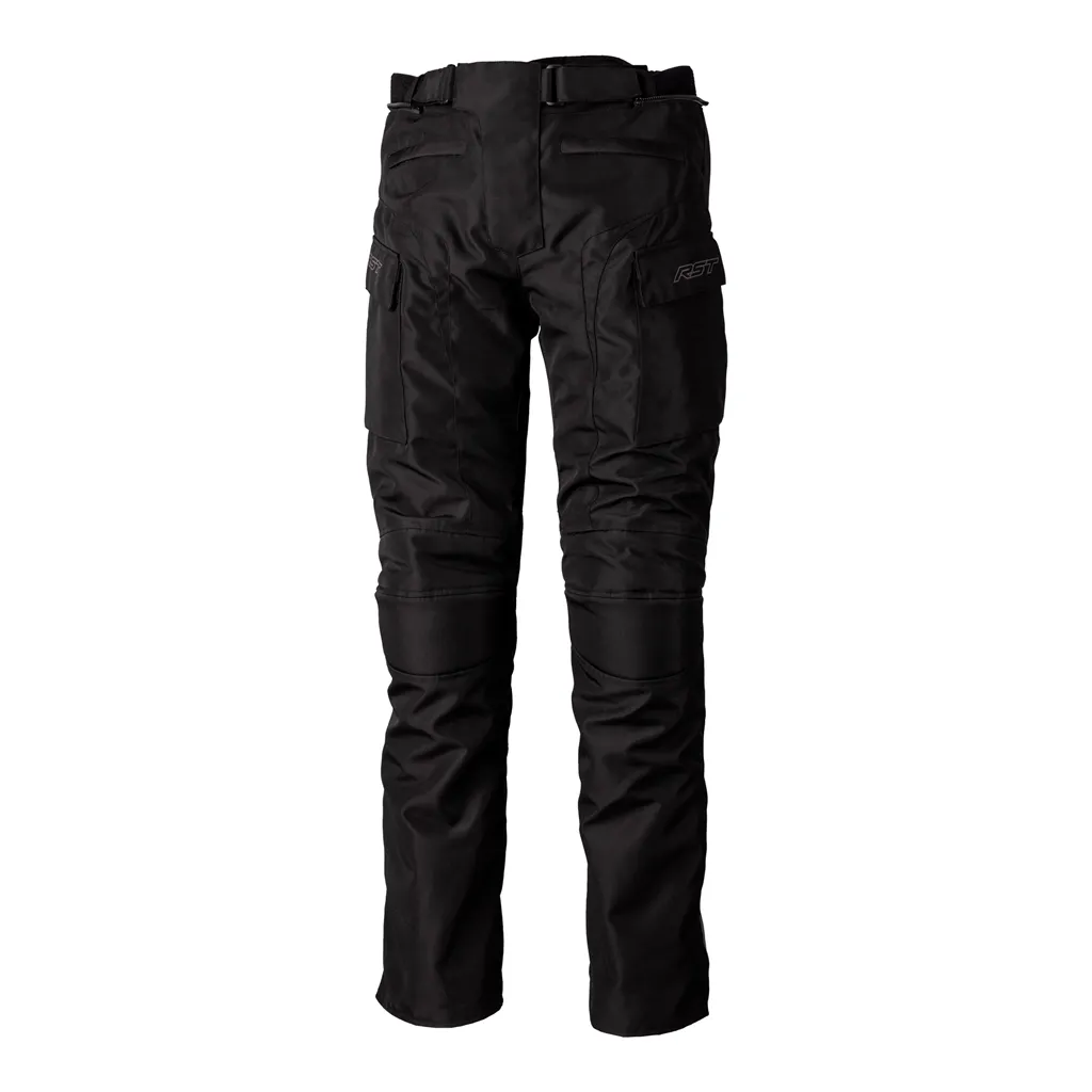 RST Alpha 5 CE Mens Waterproof Textile Long Leg Trousers - Black