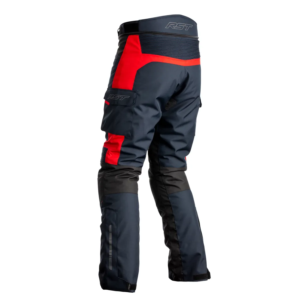 RST Atlas CE Textile Trousers - Navy / Black / Red