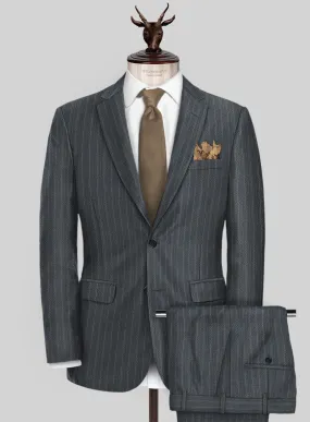 Scabal Londoner Metra Gray Wool Suit