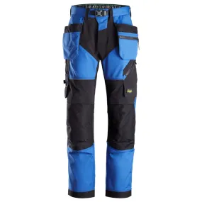 Snickers 6902 FlexiWork, Kneepad Holster Pocket Work Trousers True Blue