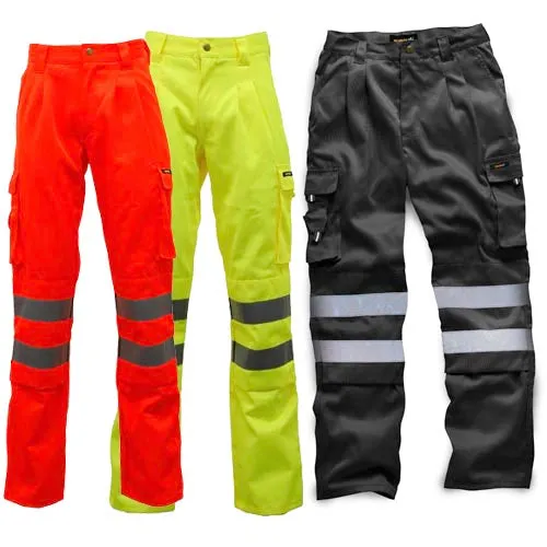 Standsafe HV023 Hi Vis Polycotton Work Trousers