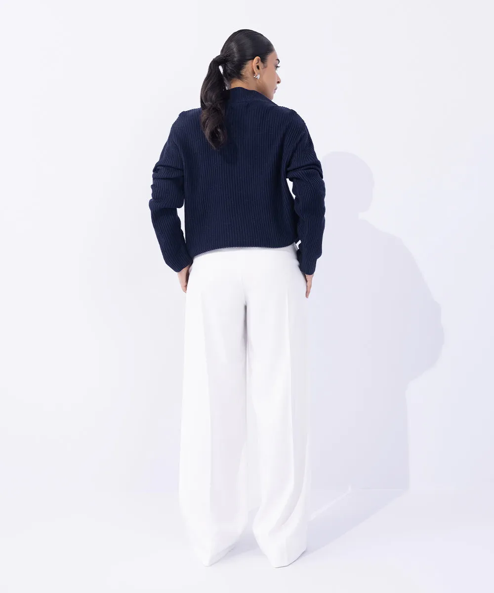 Tailored Wide Leg Trousers