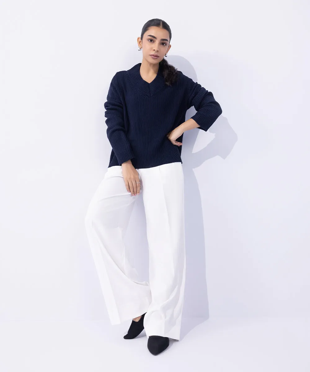 Tailored Wide Leg Trousers