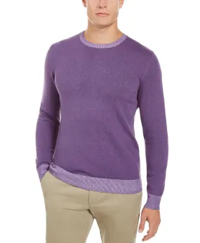 Tasso Elba Men's Crew Neck Sweater Purple Size 2 Extra Large