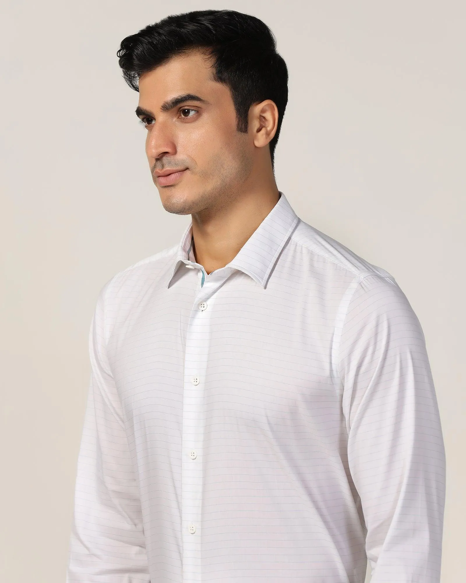 TechPro Formal White Solid Shirt - Theory