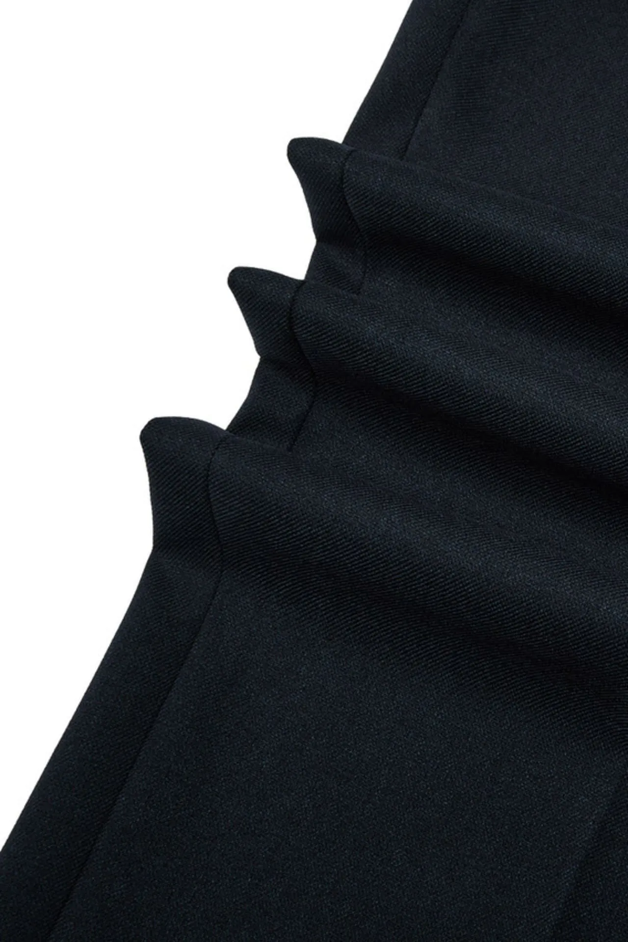 Teflon Regular Fit Twill Suit Pants