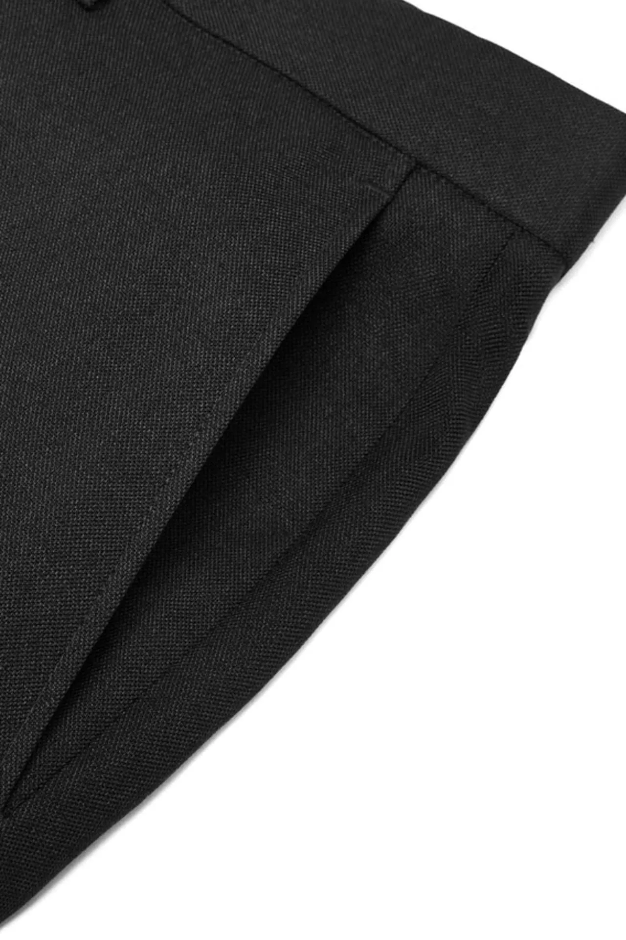 Teflon Slim Fit Twill Suit Pants