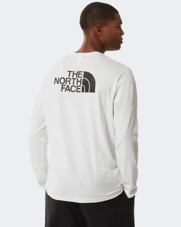 The North Face Easy Long-Sleeve Men Lifestyle Long Sleeve White/Black Nf0A2Tx1-Fn4-1