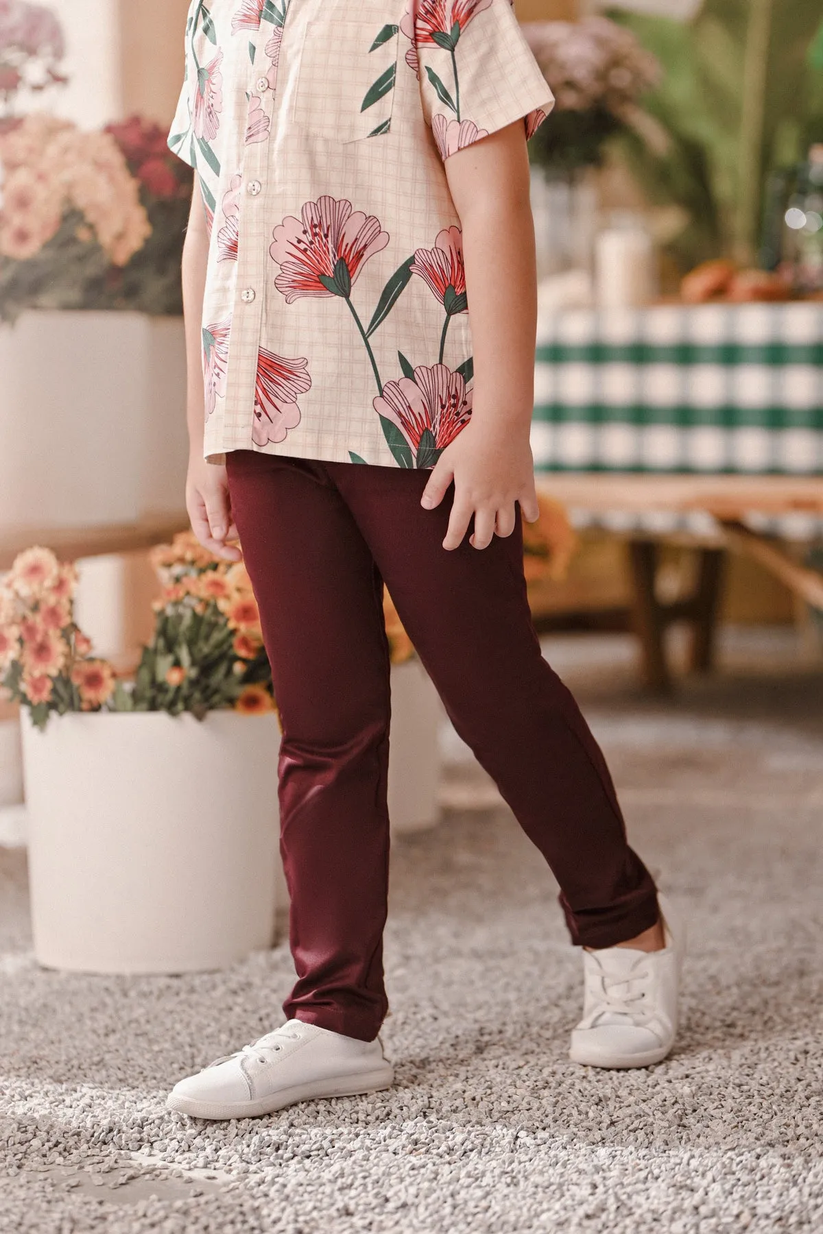 The Perfect Slim Fit Pants - Mangosteen