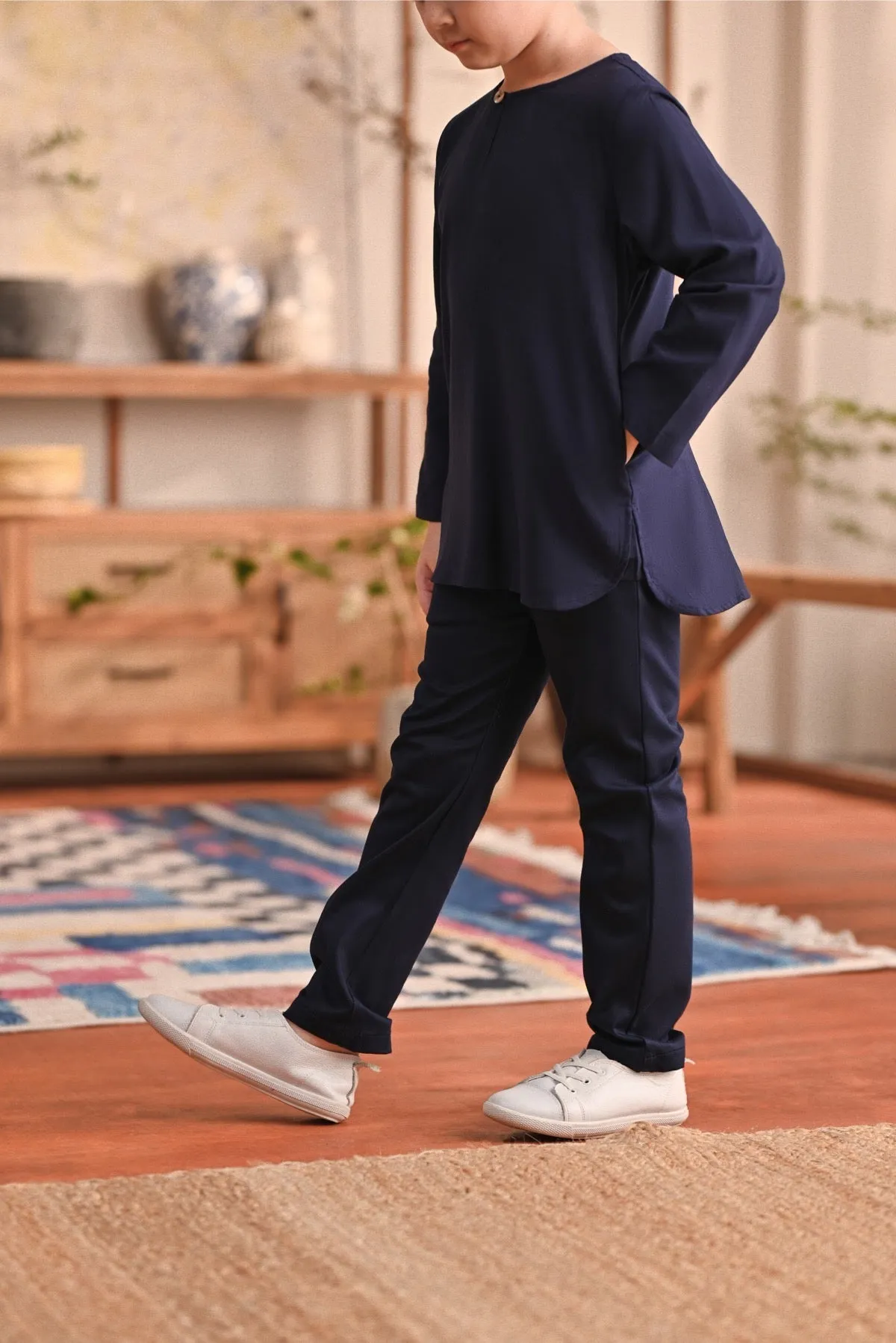 The Perfect Slim Fit Pants - Navy Blue