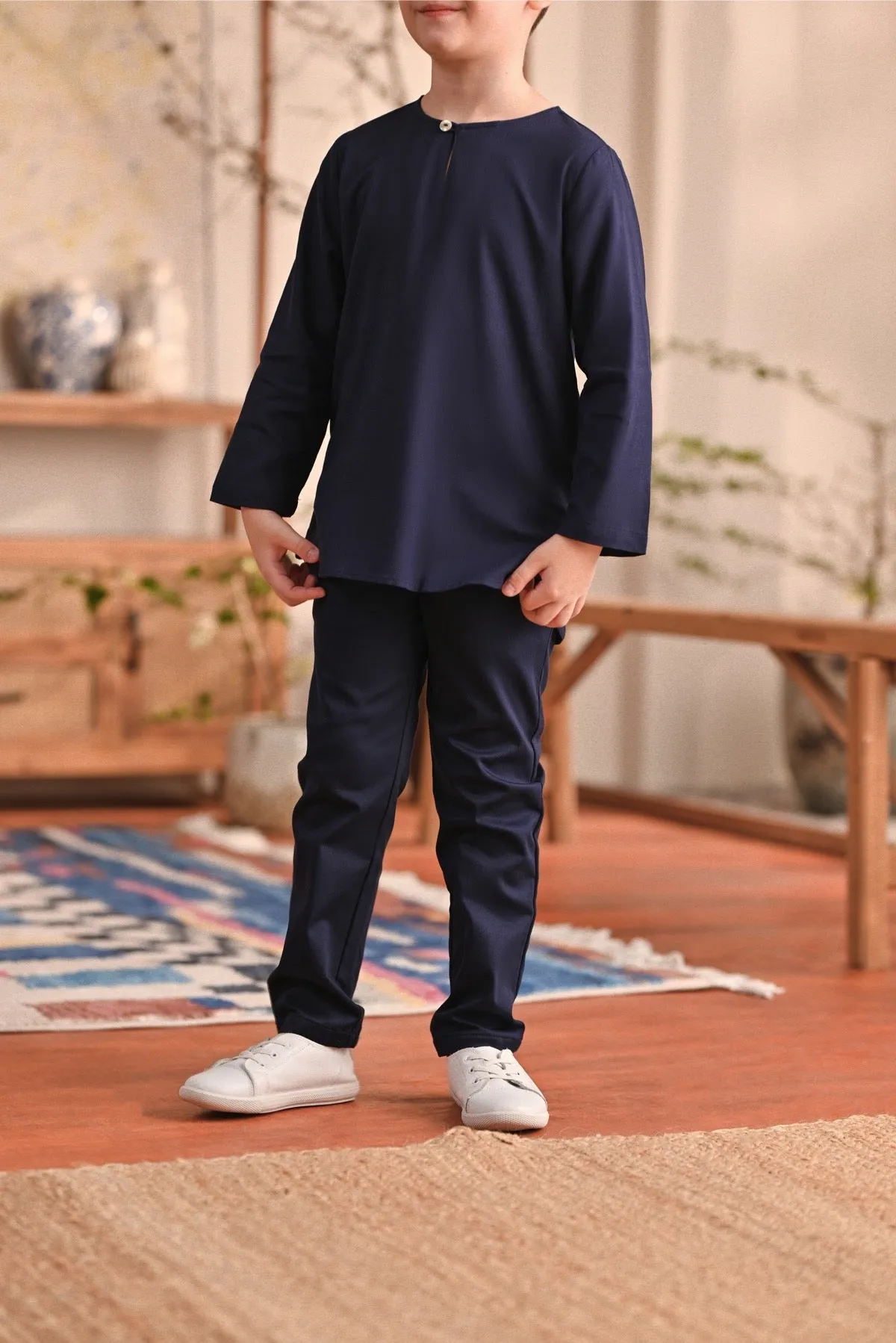 The Perfect Slim Fit Pants - Navy Blue